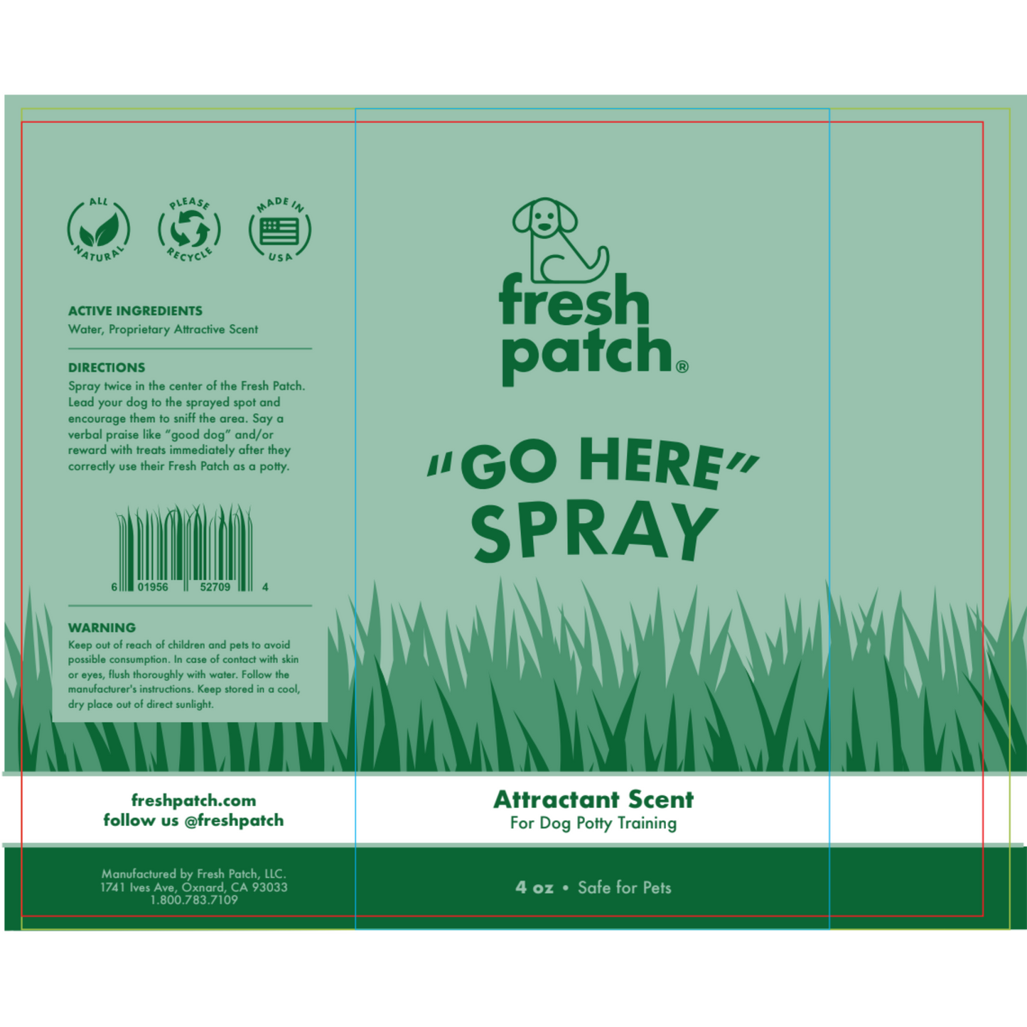 GO HERE Dog Potty Spray