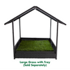 Fresh Patch Dog Cabana with Large Fresh Patch Grass with Tray