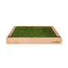 Fresh Patch of Grass with Light Wood Sleeve