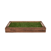 Dark Wood Sleeve with Pet Grass in Standard Size
