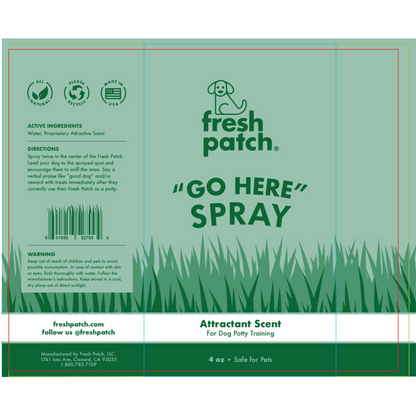 GO HERE Dog Potty Spray