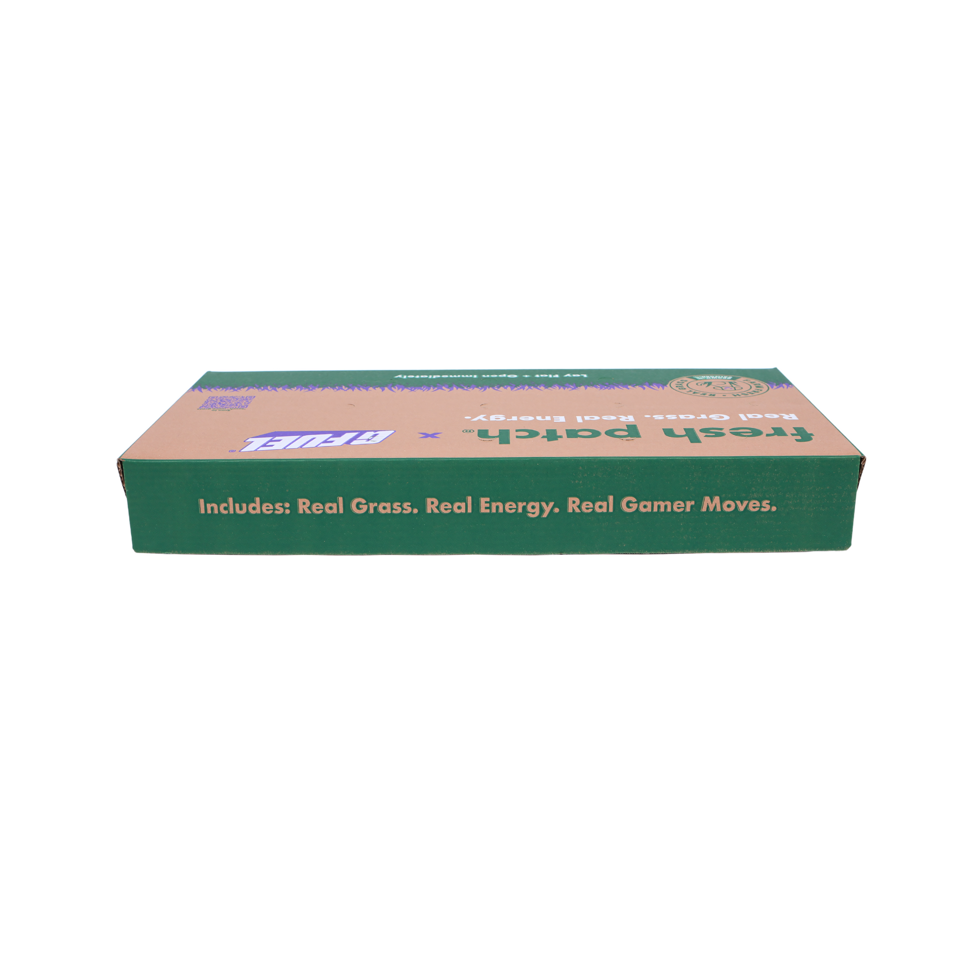 Box featuring text of what's included on a white background