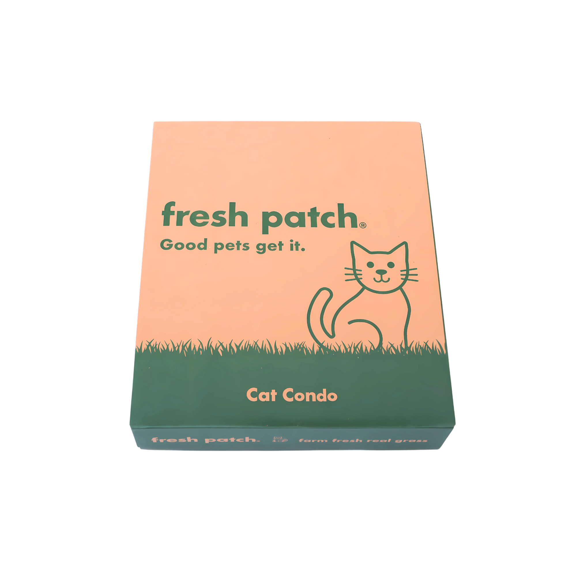 Box with 'fresh patch' branding and 'Cat Condo' text on the bottom of box