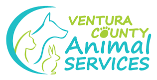 Logo of Ventura County Animal Services with a stylized dog and cat silhouette.