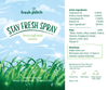 STAY FRESH Dog Potty Spray