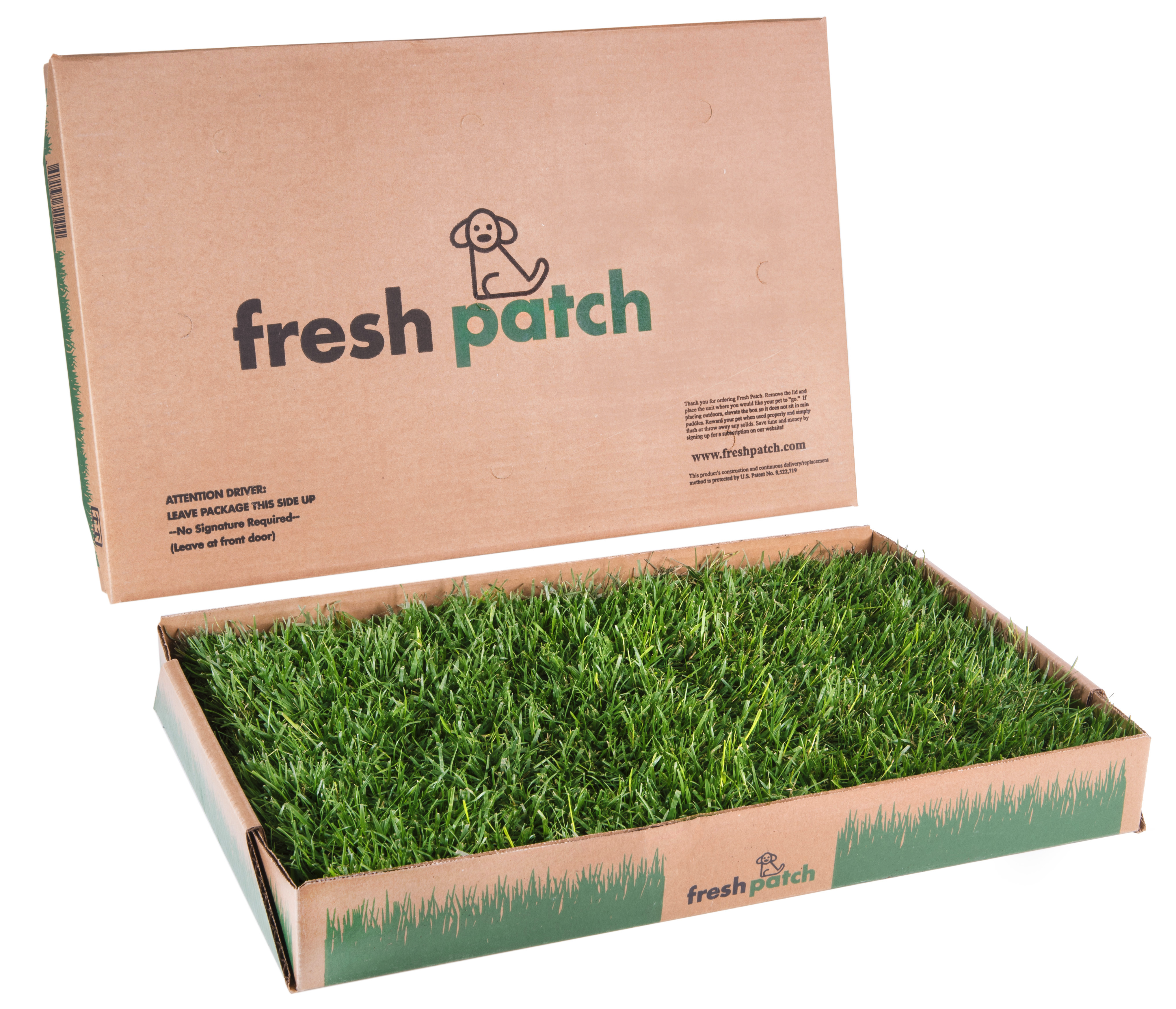 Fresh Patch Cat Standard Pet Grass Pad 16 x 24 inches in size