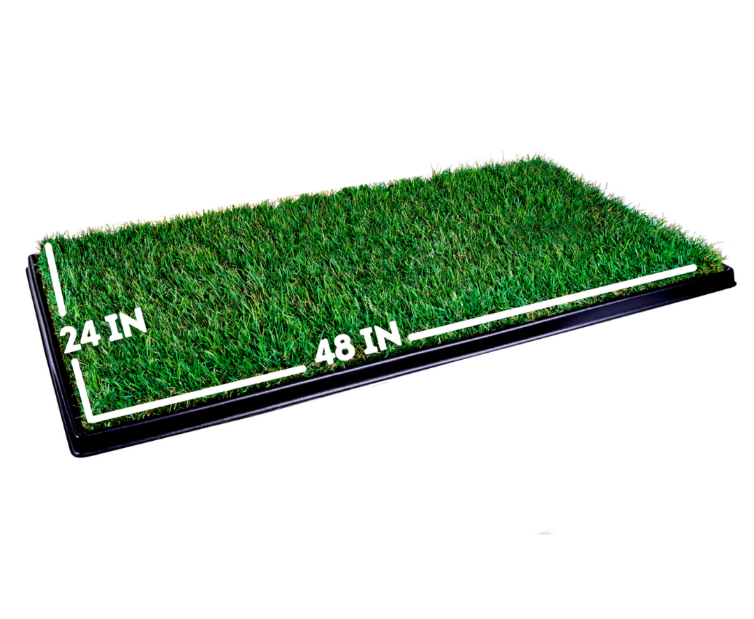 Fresh patch grass clearance